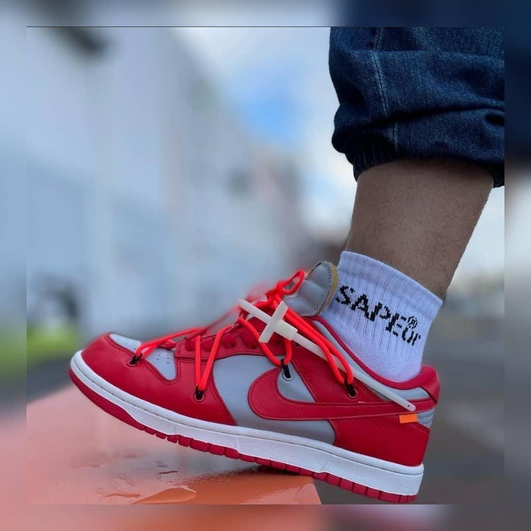 Nike off sale white university red