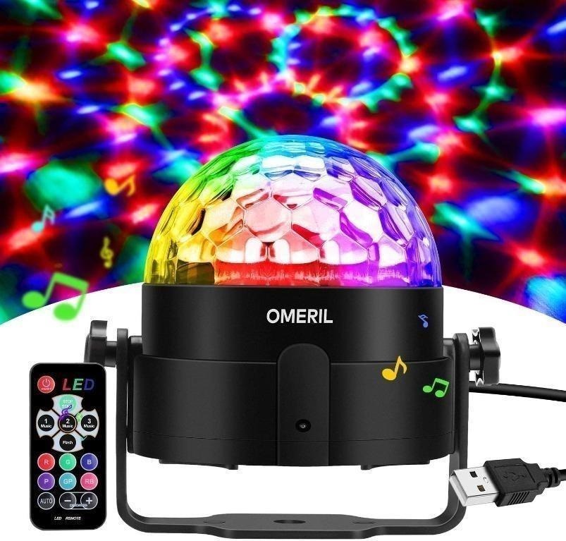LED Disco Ball Upgrade OMERIL Disco Light Music Controlled Disco Lighting 