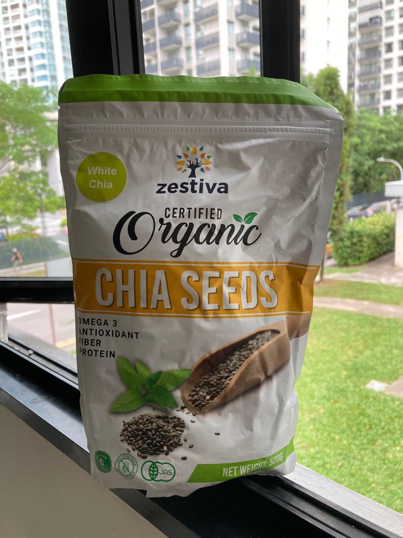 Organic Chia Seeds, Food & Drinks, Packaged & Instant Food on Carousell