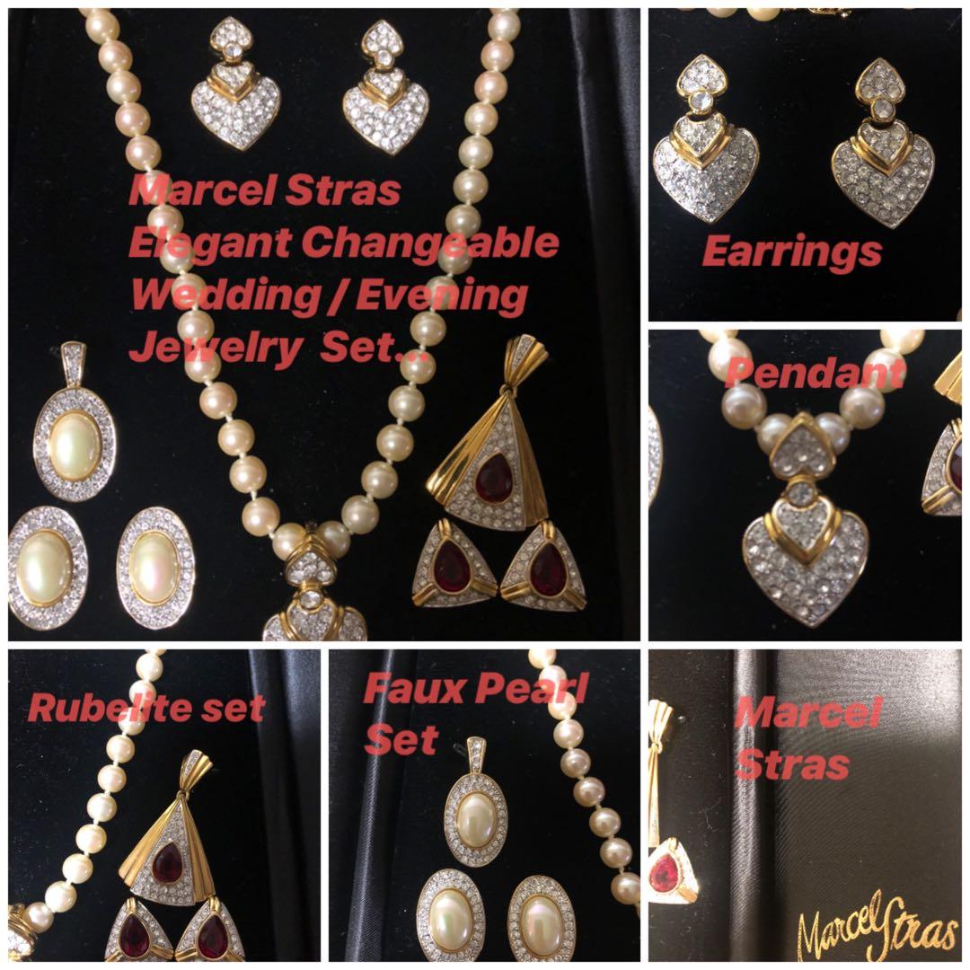Pearl Necklace Jewelry Set, Women's Fashion, Jewelry & Organisers 