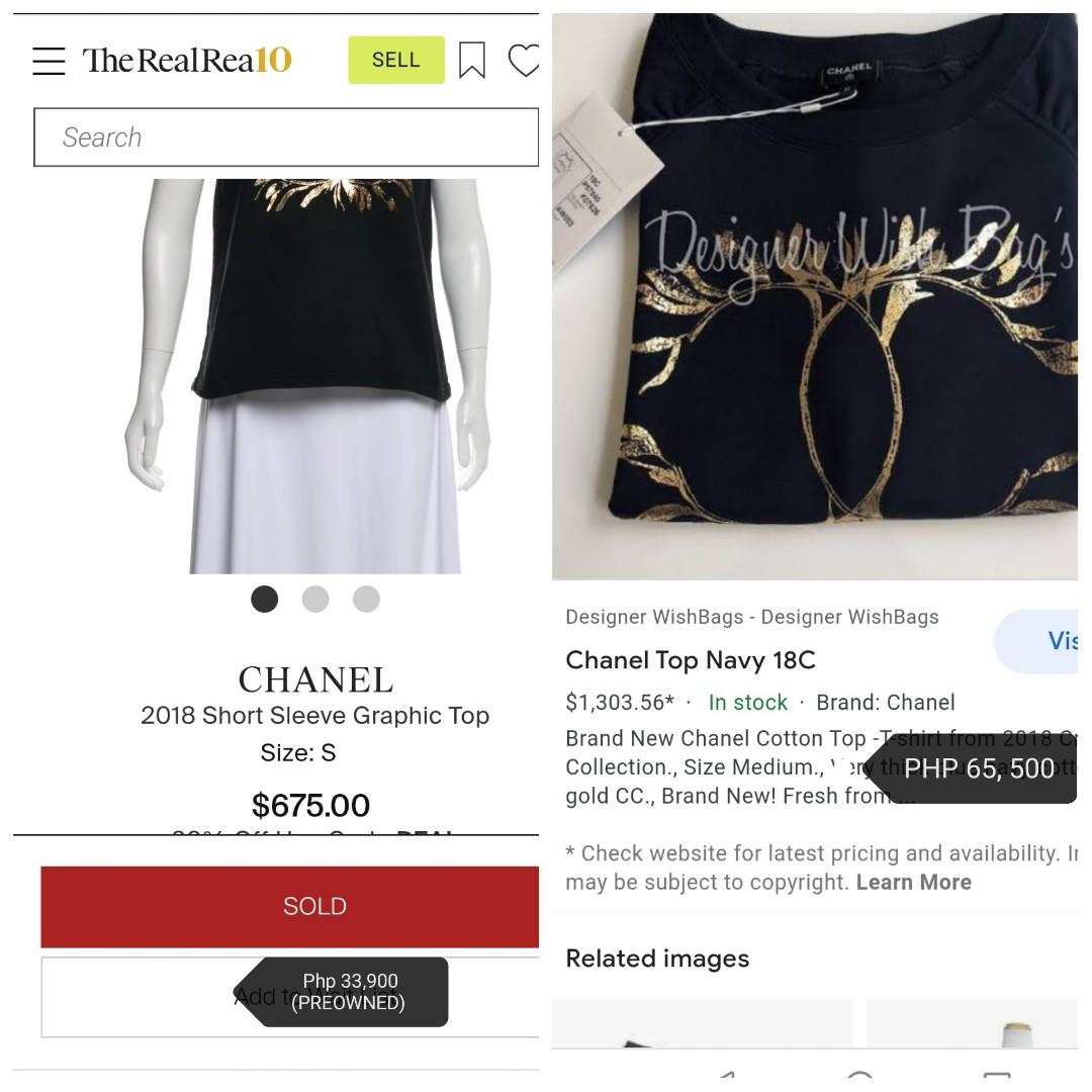 PHP 65,500 CHANEL 2018 Paris-Greece CC shirt x Sandro Cropped Pants,  Luxury, Apparel on Carousell