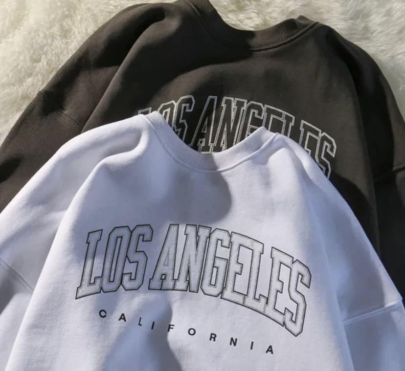 Brandy melville white los angeles hoodie new arrivals