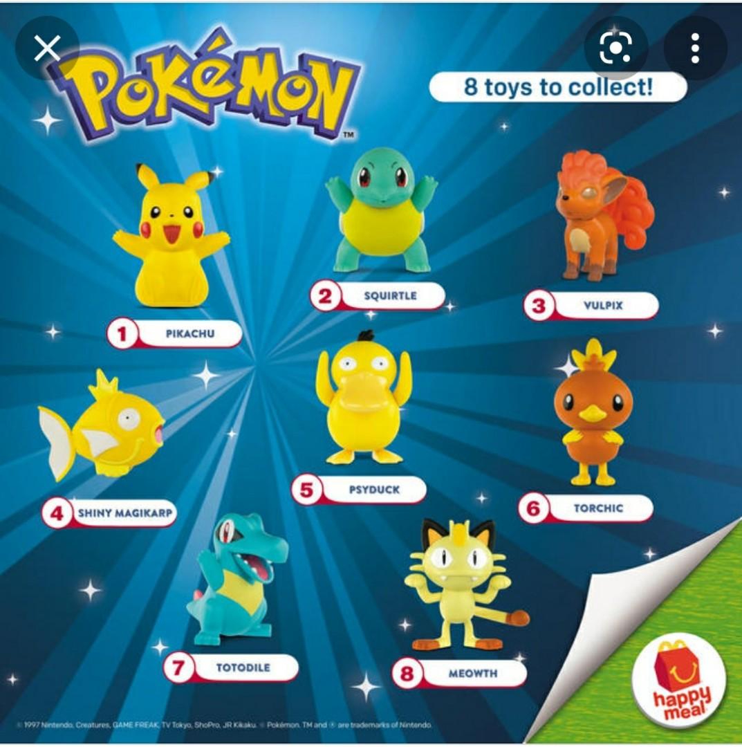 Mcdonalds pokemon happy meal toys clearance