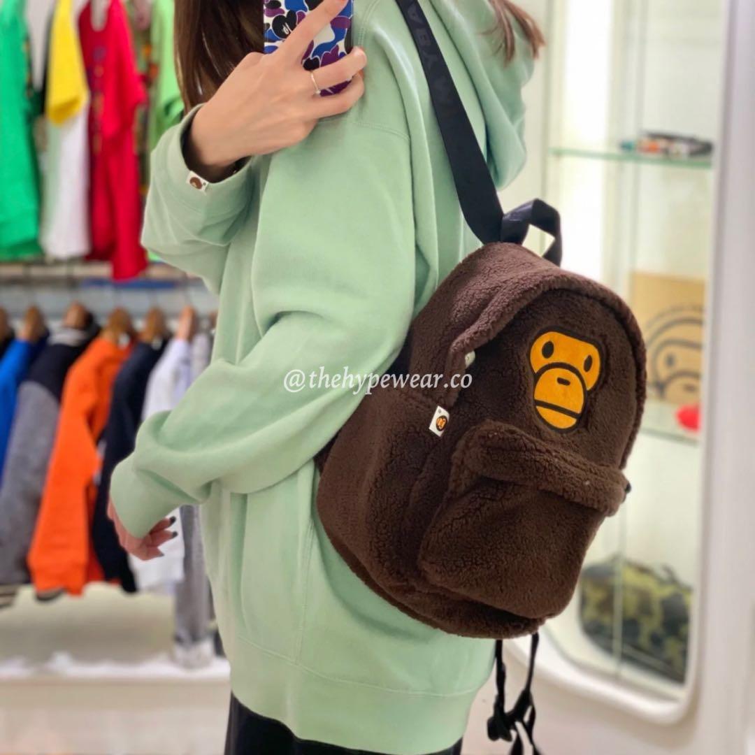 BAPE Baby Milo Camo Backpack Green Brown