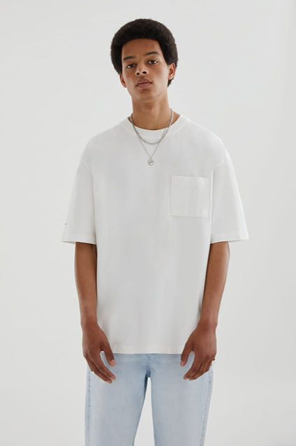 Pull Bear oversized pocket tee Men s Fashion Tops Sets
