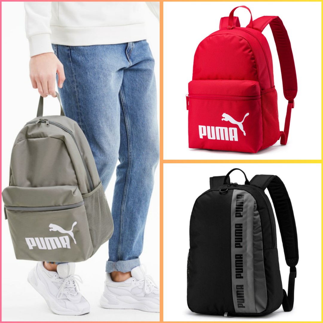 puma grey backpack