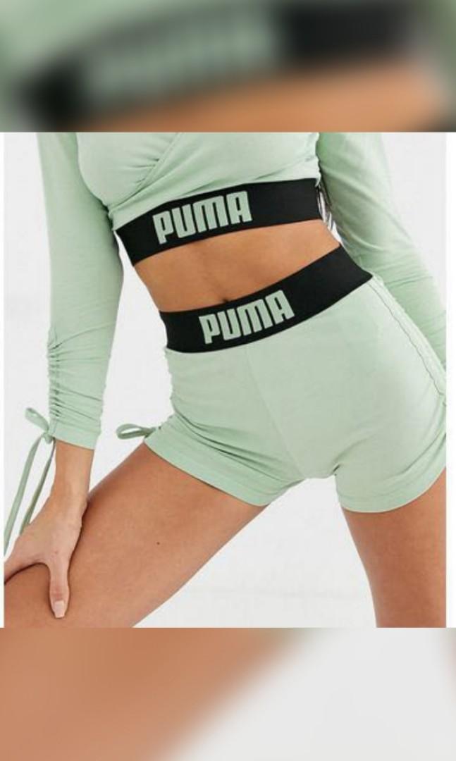 Puma booty shorts Asos exclusive High waisted Women s Fashion