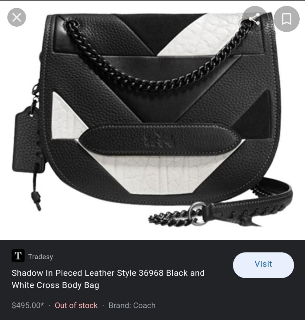 coach shadow carryall black