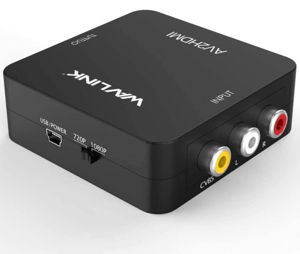 RCA to HDMI Converter,Wavlink 1080p 3RCA to HDMI CVBS AV Composite