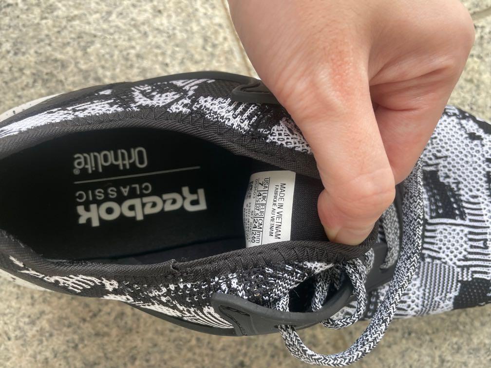 Reebok classic sneakers with ortholite