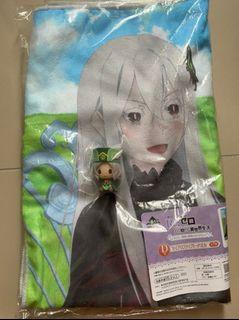 Rezero D price towel with mini figure