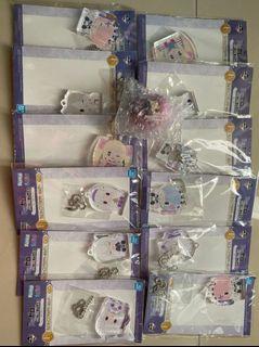 Rezero kuji keychain set