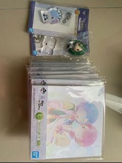 Rezero Kuji small set