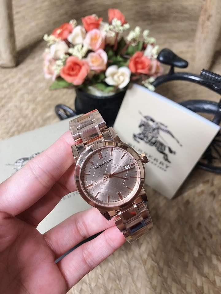 Authentic burberry watch discount