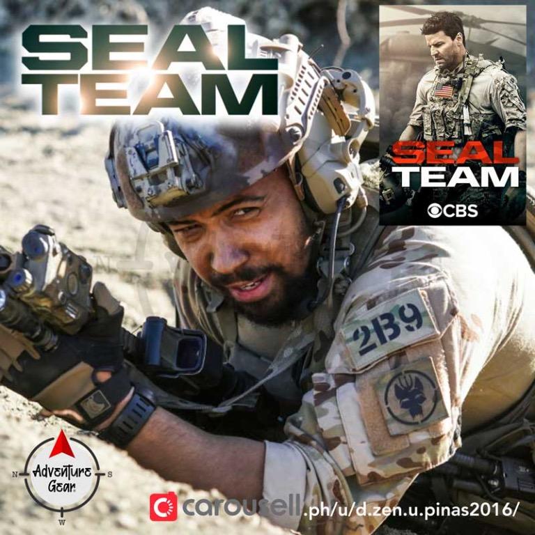 SEAL TEAM Trident Cat Infrared Reflective Tactical Patch MultiCam, Hobbies & Toys, Toys