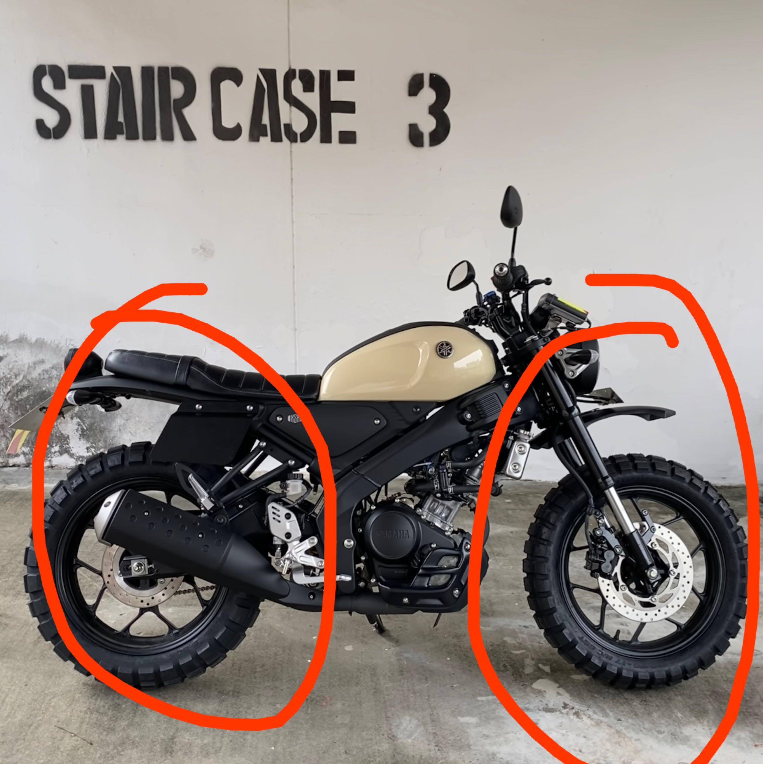 Shinko e805 tires, Motorcycles, Motorcycle Accessories on Carousell