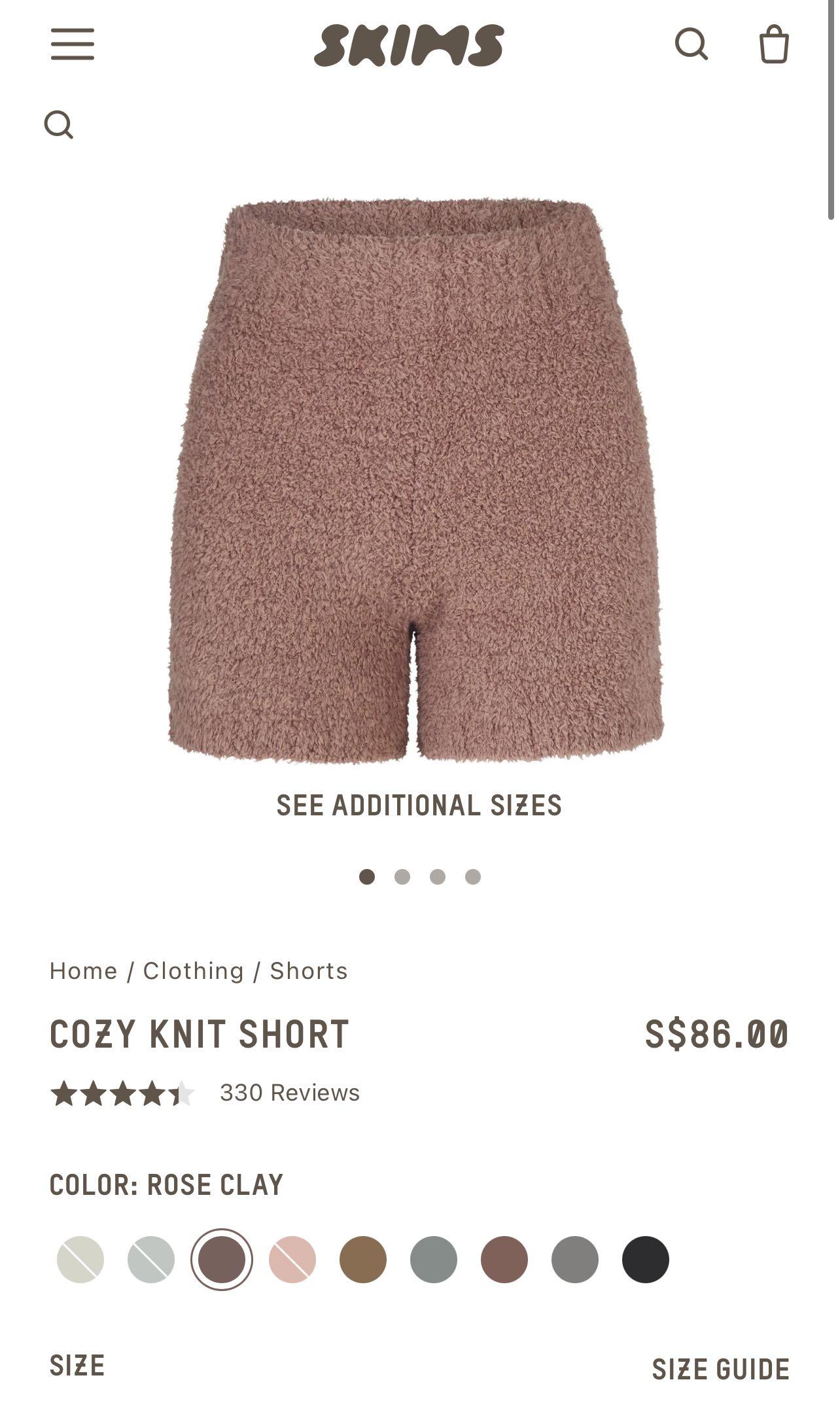 SKIMS Cozy Knit Tank and Shorts in Rose Clay, Women's Fashion, Dresses &  Sets, Sets or Coordinates on Carousell