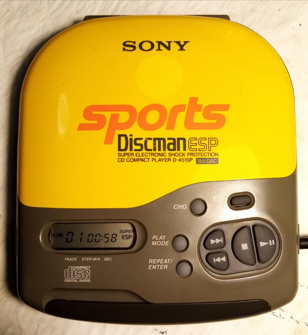 Sony D-451SP Sports Discman, Audio, Portable Audio Accessories on