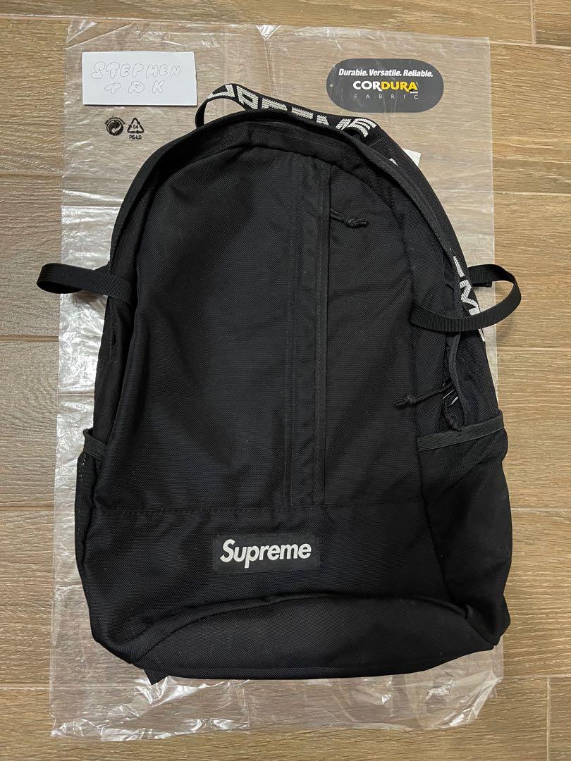 Supreme Backpack Black 18SS Box, 名牌, 手袋及銀包- Carousell