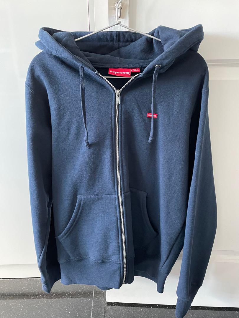 Supreme Hoodie Navy Blue
