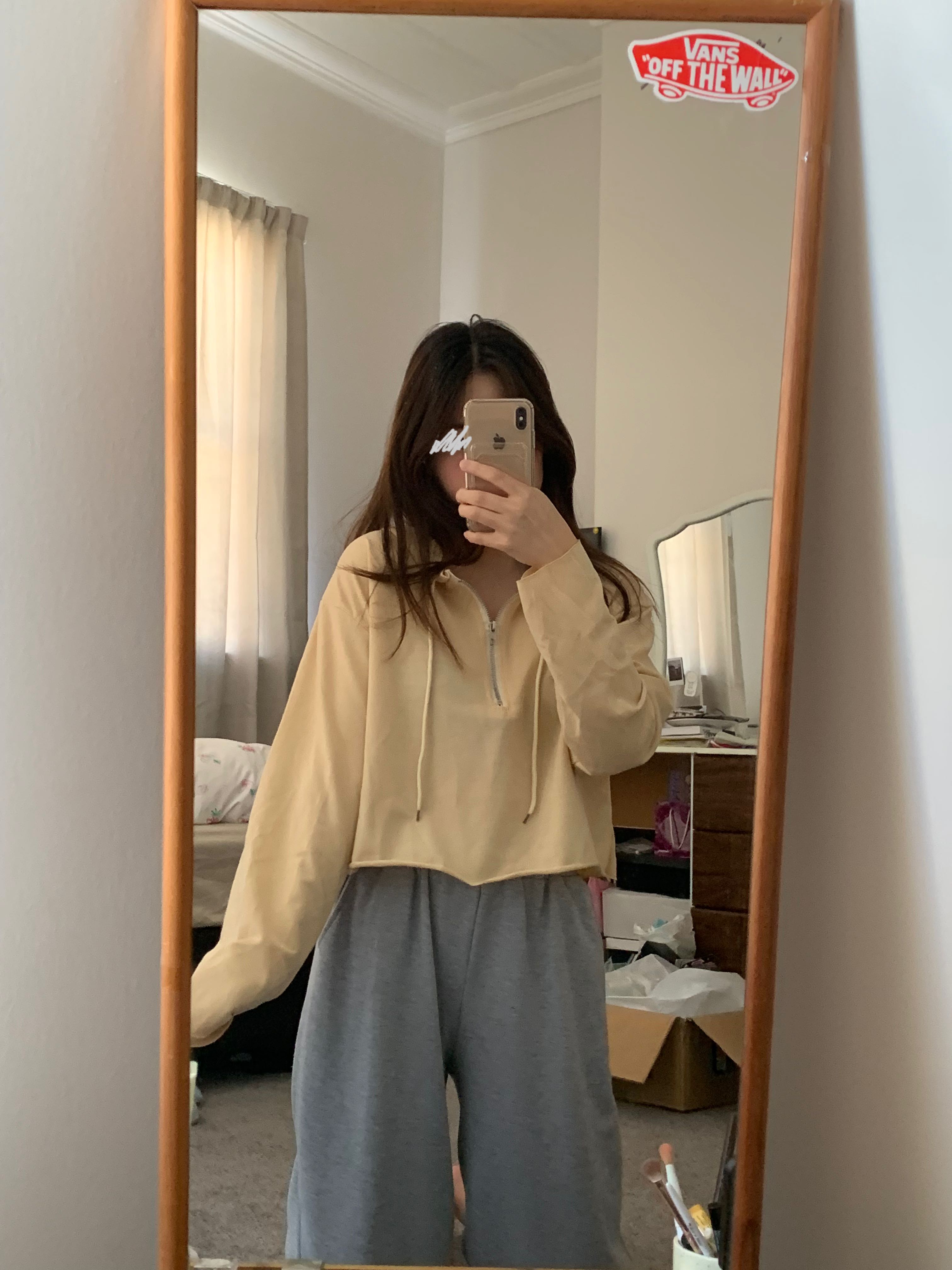 thin cropped hoodie Women s Fashion Clothes on Carousell