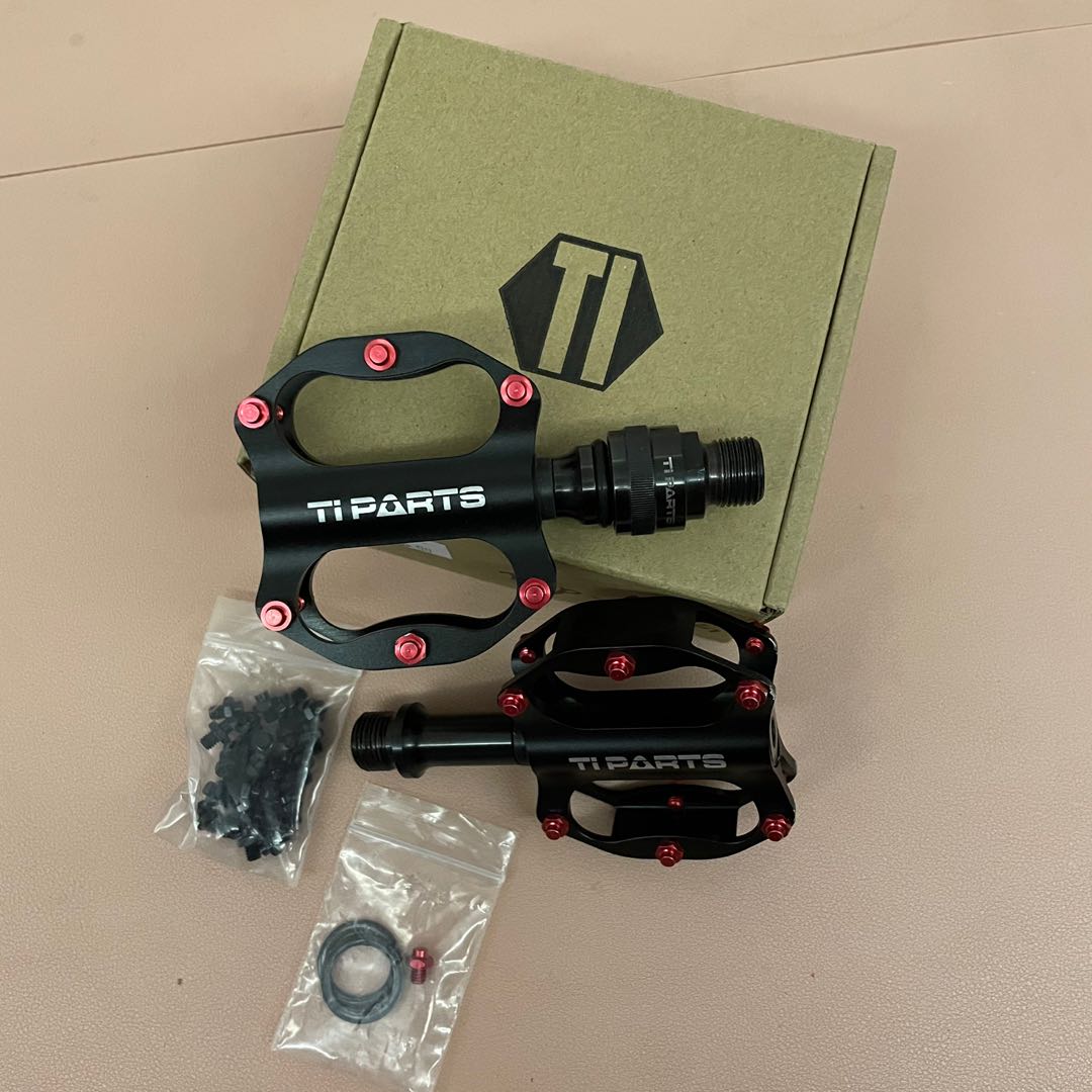 Ti Parts Workshop titanium mini quick release pedals Sports