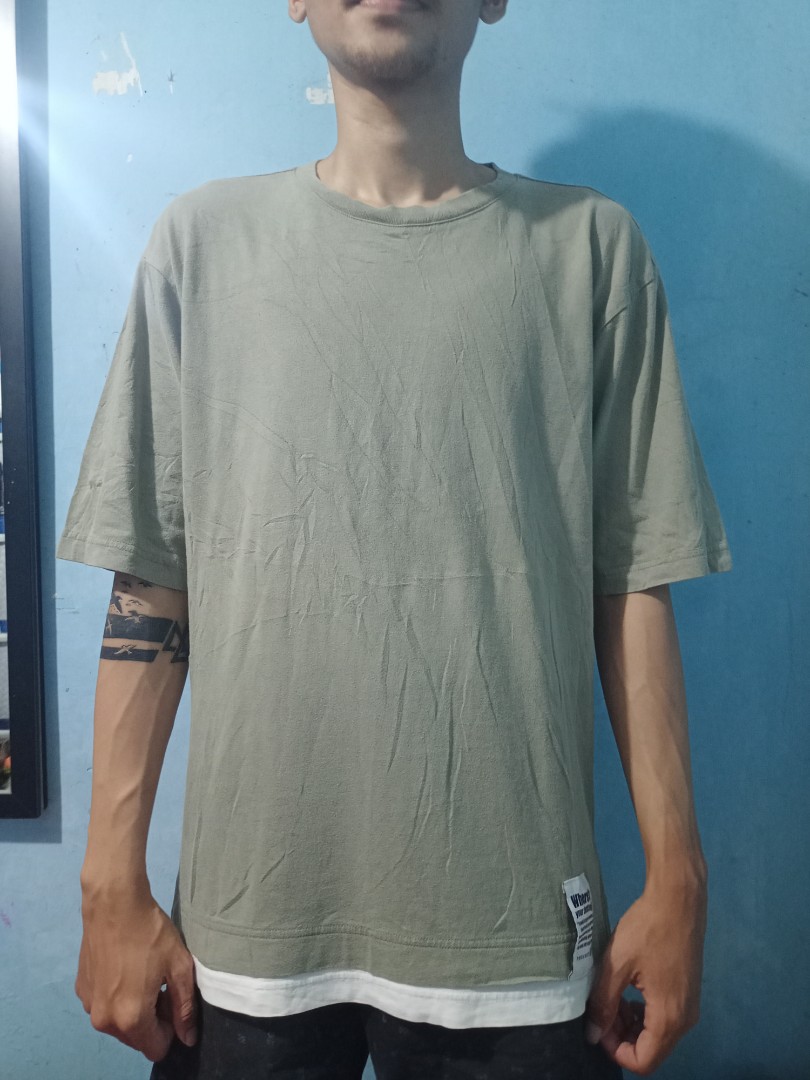 T-shirt oversized, Fesyen Pria, Pakaian 