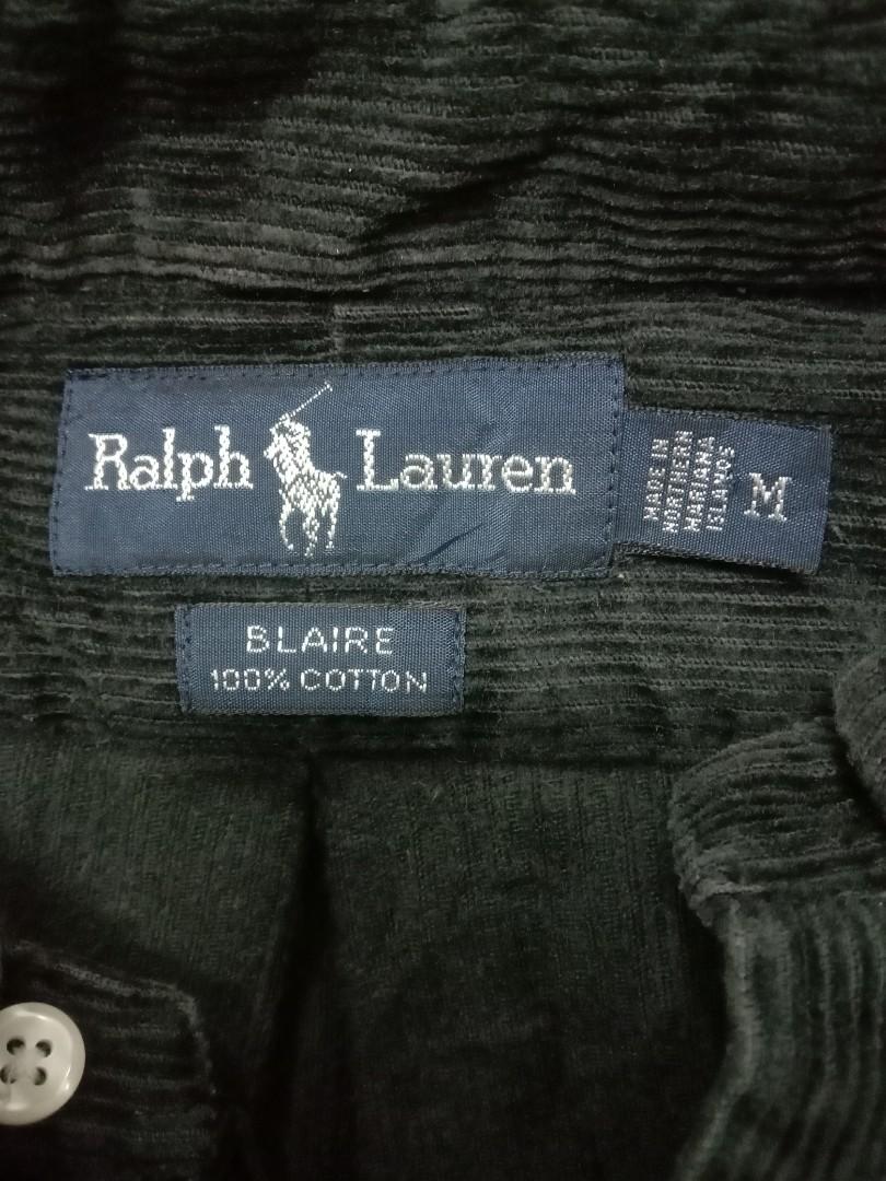 Vintage 90s Polo Ralph Lauren Corduroy Shirt, Men's Fashion ...