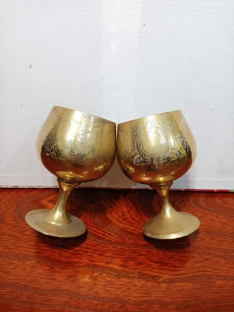 Antique Brass Goblet, Hobbies & Toys, Collectibles & Memorabilia, Vintage  Collectibles on Carousell