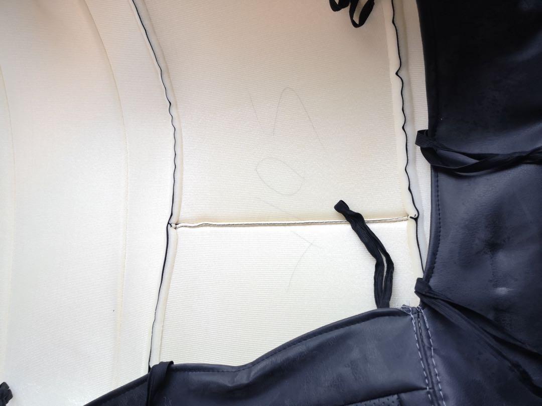 Vios Gen3 Leather seat cover, Car Parts & Accessories, Upholstery