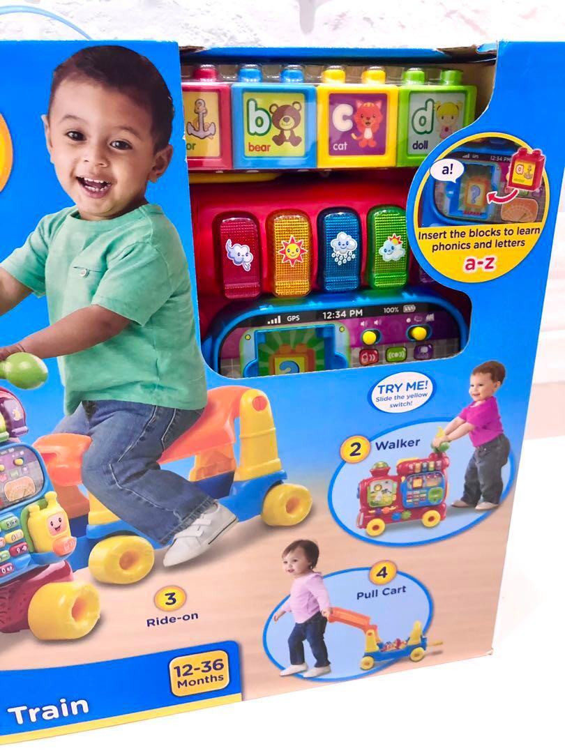 Vtech baby Push & Ride Alphabet Train, Babies & Kids, Infant Playtime ...