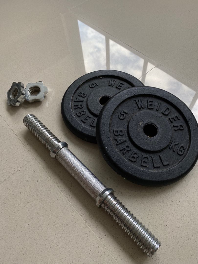 Weider barbell set sales