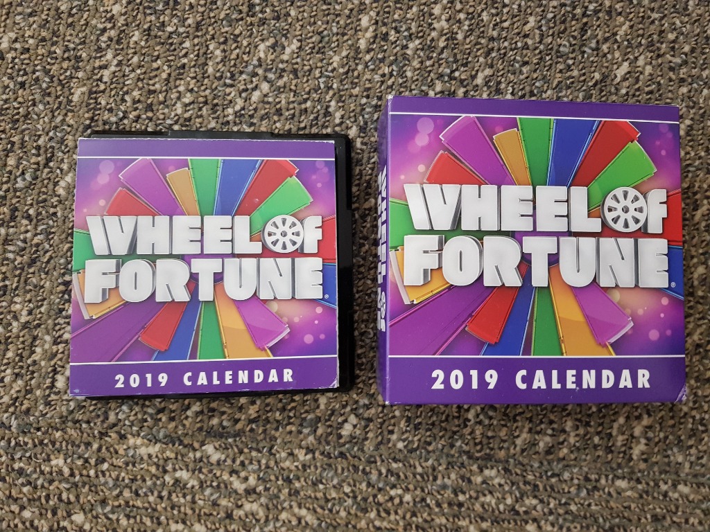 Wheel of Fortune 2019 DaytoDay Calendar, Hobbies & Toys, Toys & Games