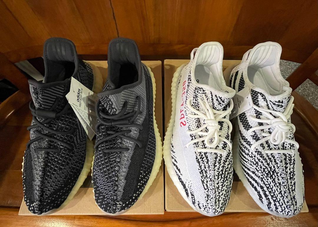 Adidas yeezy deals zebra sale