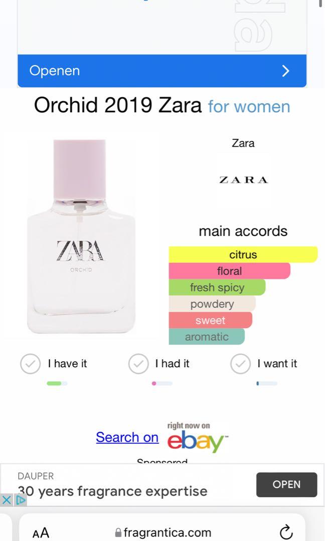 Zara orchid fragrantica deals
