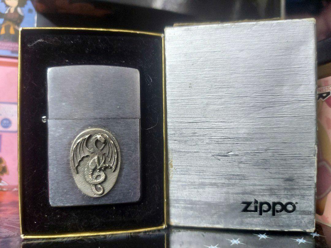 十年前出品舊版zippo 火龍火機new全新正版, 興趣及遊戲, 收藏品及