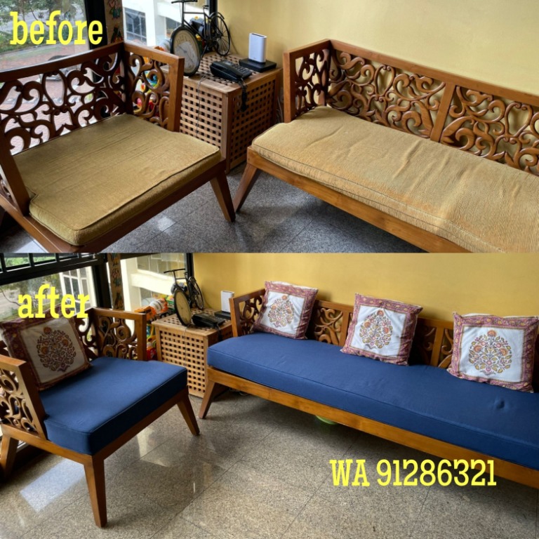 6591286321 Custom made sofa cover sofa cushion cover foam Furniture Home Living Furniture Sofas on Carousell