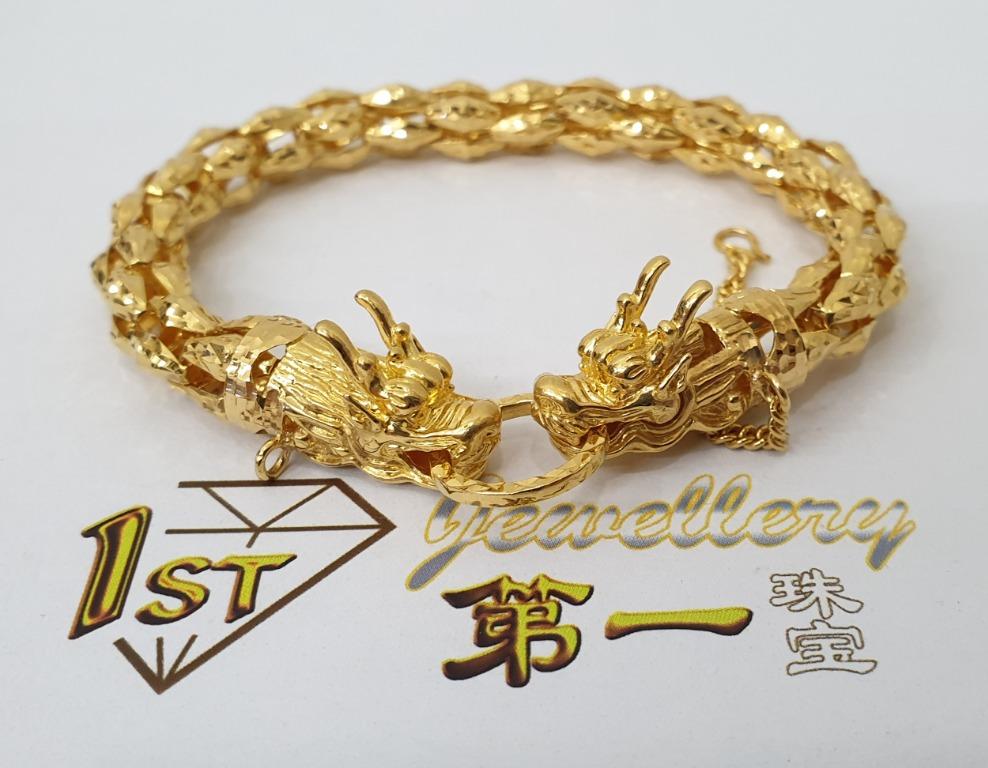 Double clearance dragon bracelet