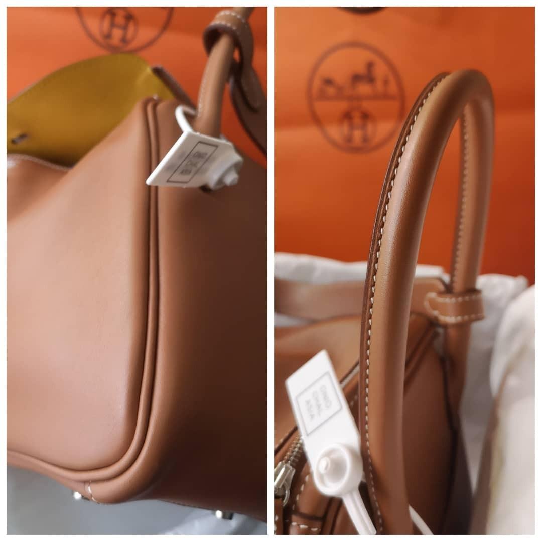 STAMP Z 2021 HERMÈS Lindy 26 Two Tone in Gold Swift Leather Yellow interior  PHW ✨ Authentic Hermes, Luxury, Bags & Wallets on Carousell