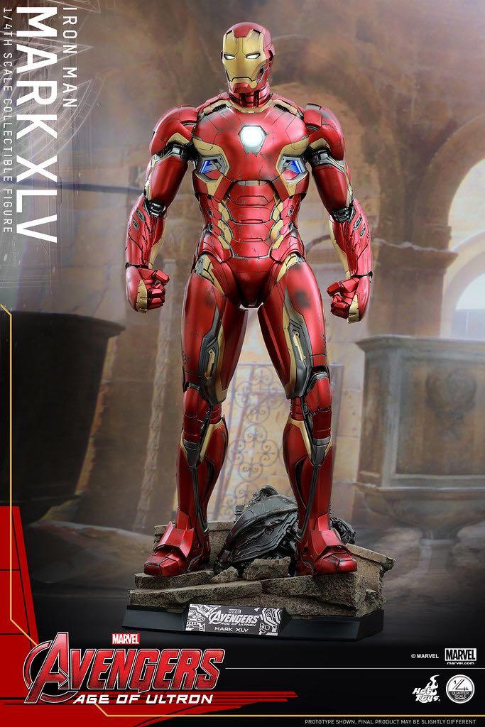 出售全新HT 1/4 Iron Man QS006 MK XLV Hot Toys 1:4 Mark 45 Special