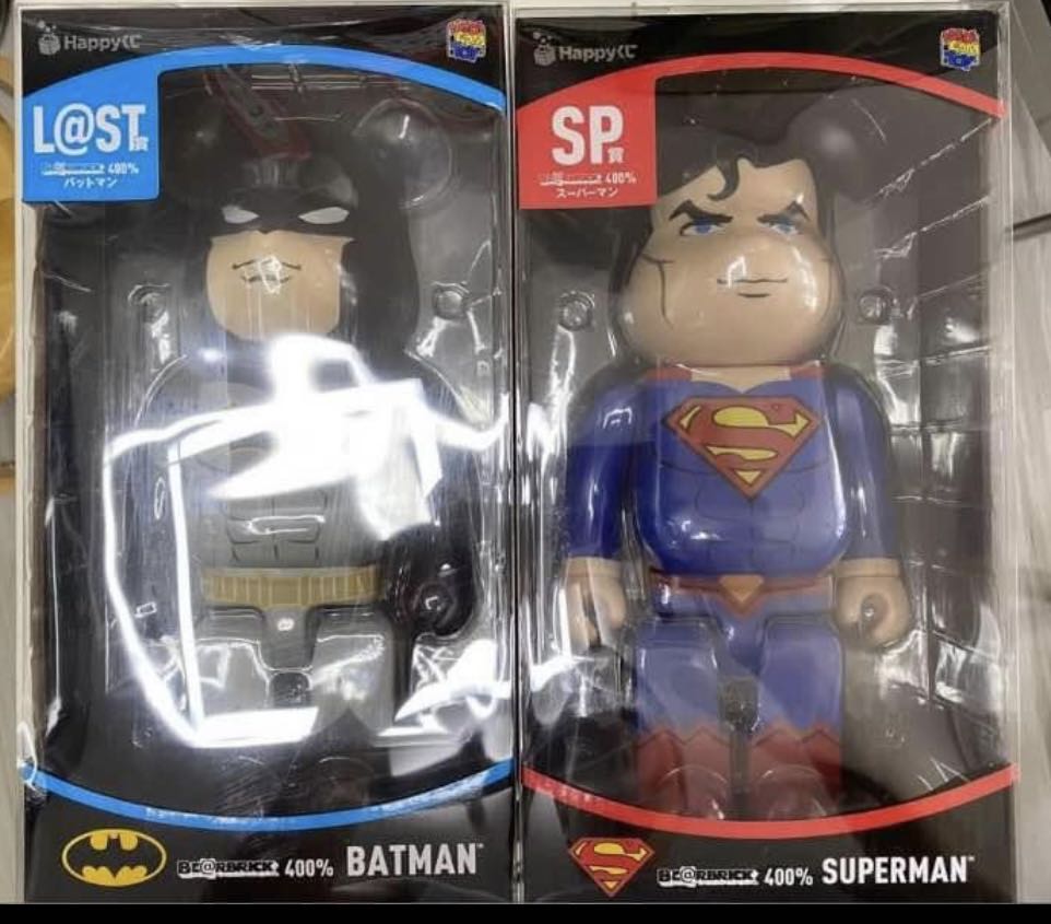 名作 BE@RBRICK BATMAN & SUPERMAN 100% 開封済 フィギュア blog.woba