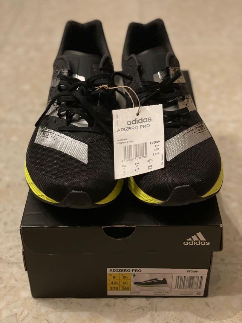 Musty Isolate Semblance Adidas Adizero Pro (Carbon Plate) Running Shoes US9, Men's Fashion,  Footwear, Sneakers on Carousell