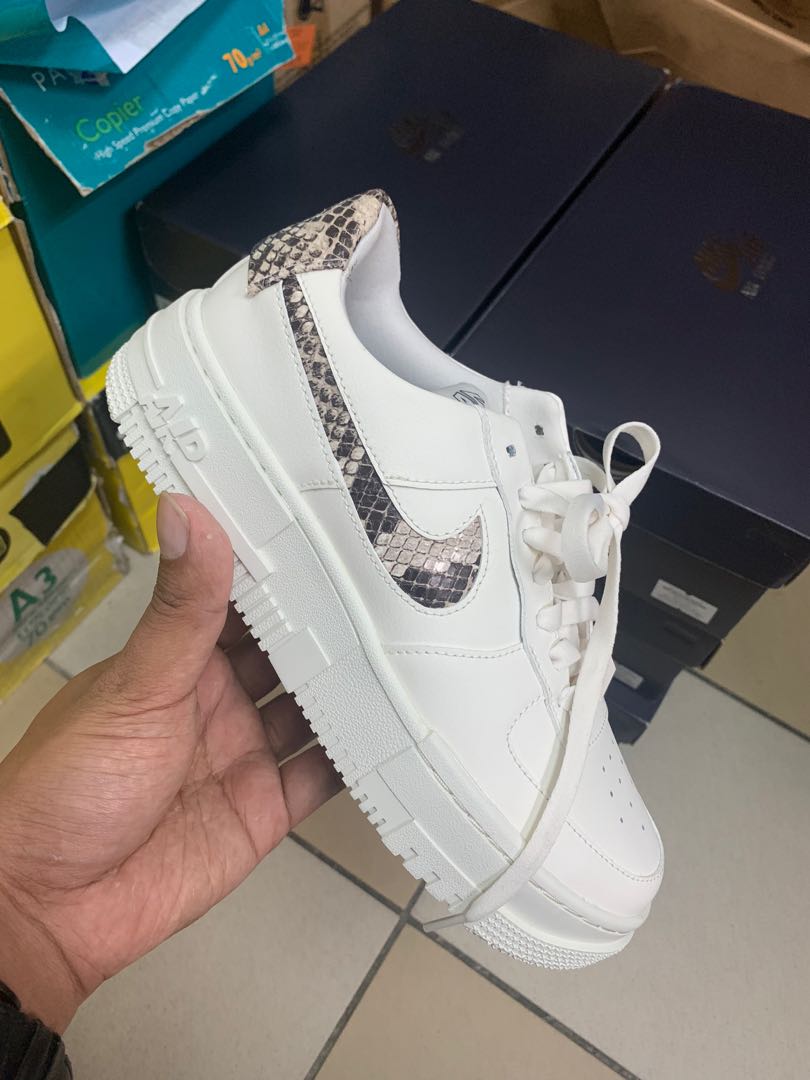 Nike Air Force 1 Pixel Sail Snake Desert Sand Grey Malt CV8481-101 -  ReactRun