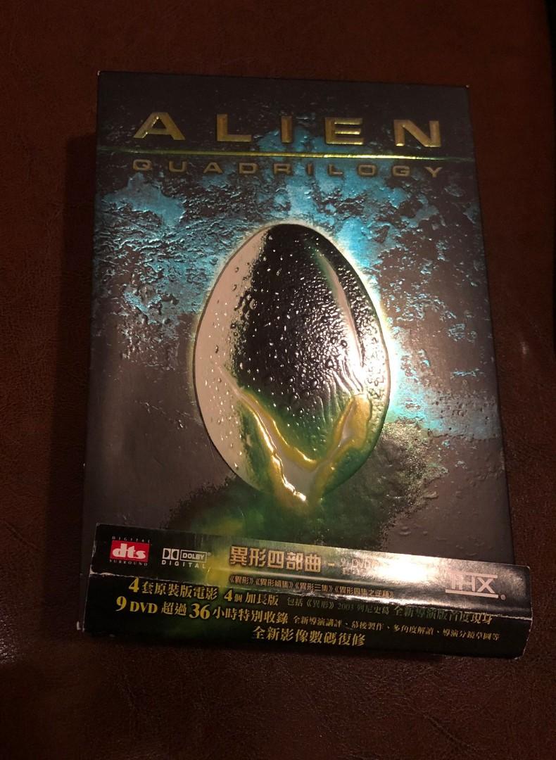 絕版珍藏，Alien，異形珍藏四步曲。全新影像數碼修復，DVD，全新，狀態