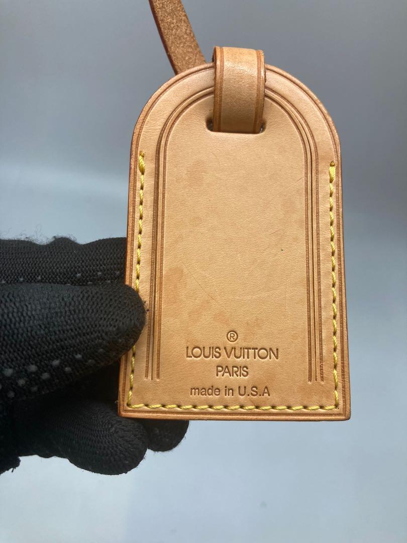 Authentic Louis Vuitton Luggage Tag #1, Luxury, Bags & Wallets on Carousell