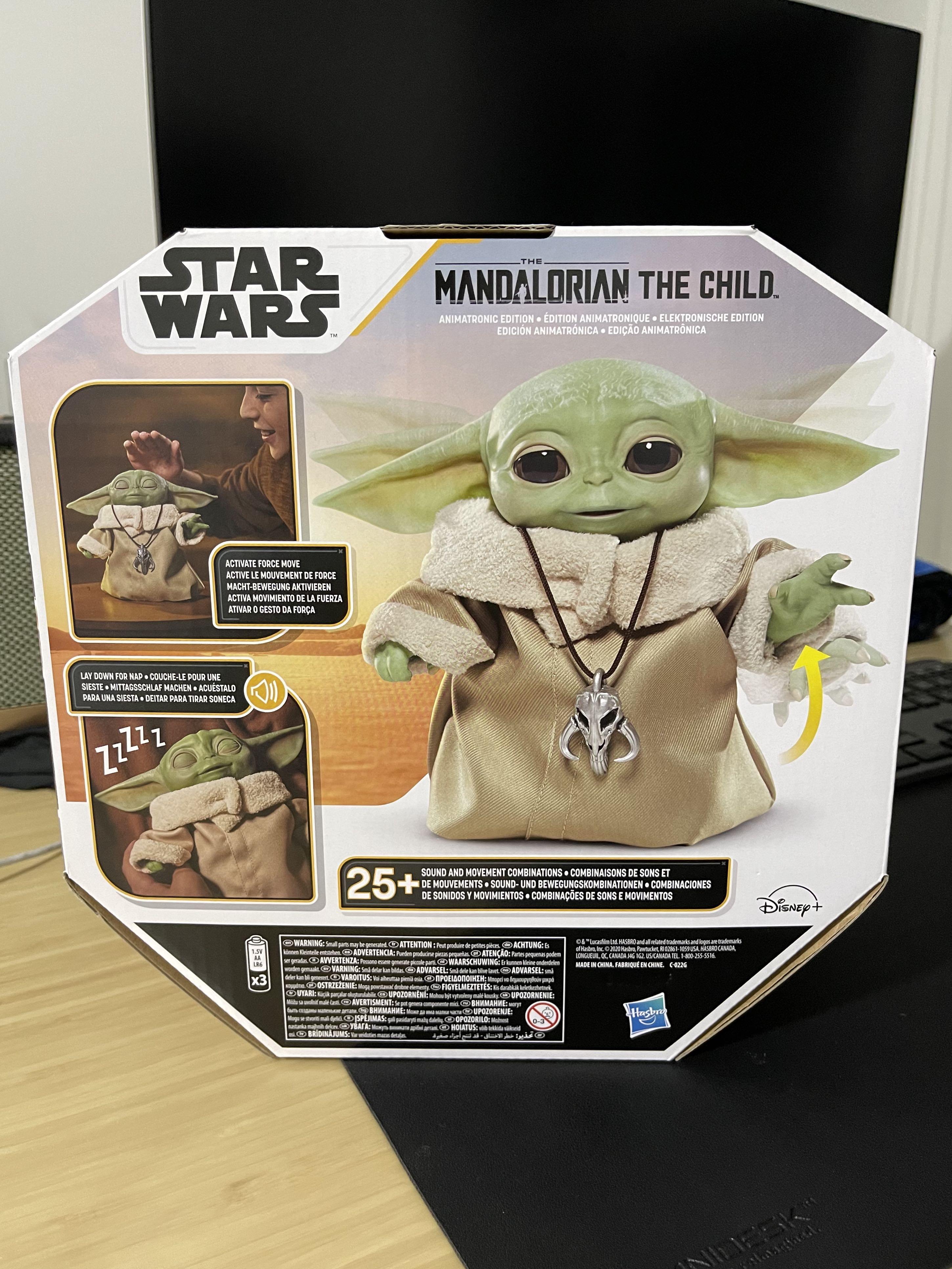 Star Wars The Child Animatronic Edition with Over 25 Sound and Motion  Combinations, The Mandalorian Toy for Kids 