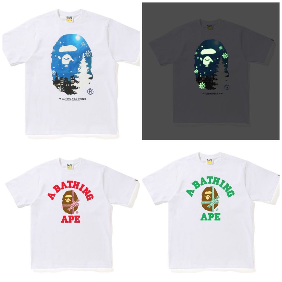 bape christmas tee
