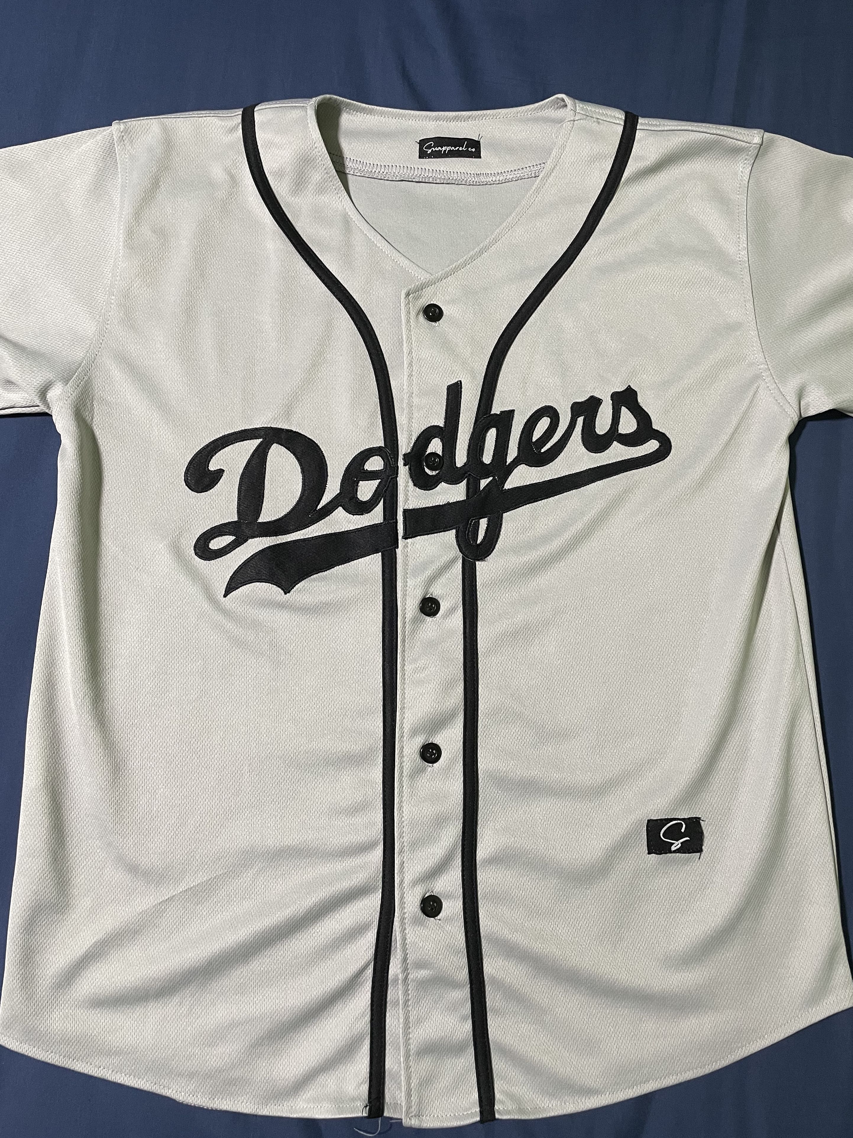 Nike Dodgers Road Jersey -Youth in Storm Grey Size S | WSS