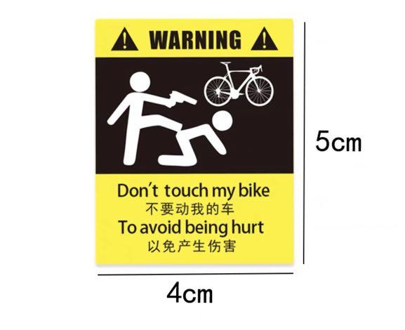 Don't touch my bike Motorcycle stickers - TenStickers