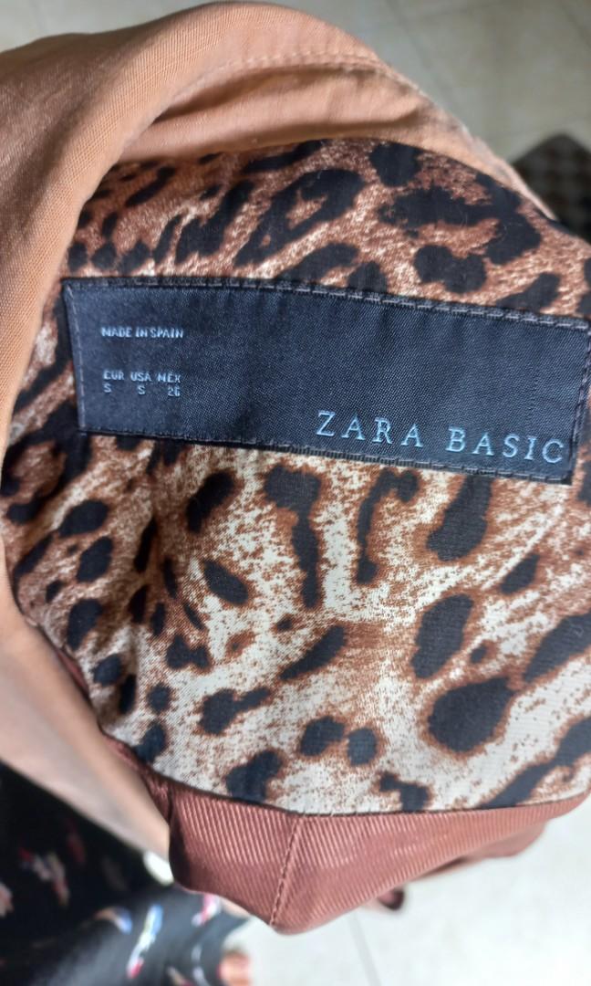 zara leopard blazer